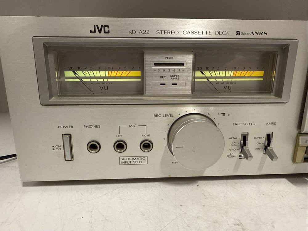 JVC KD-A22 Stereo Cassette Deck Tested