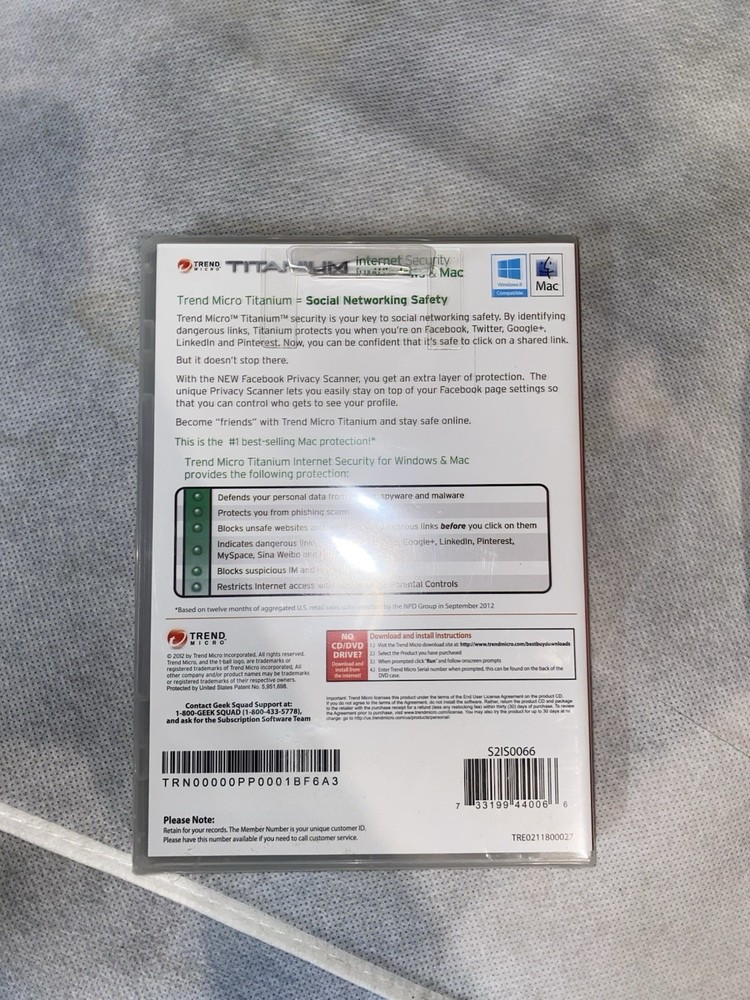 Trend Micro Titanium Internet Security🔴