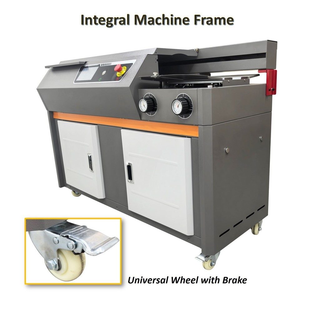 A4 Automatic Perfect Binding Machine 7'' Touch Screen Side Gluing Book Binder US