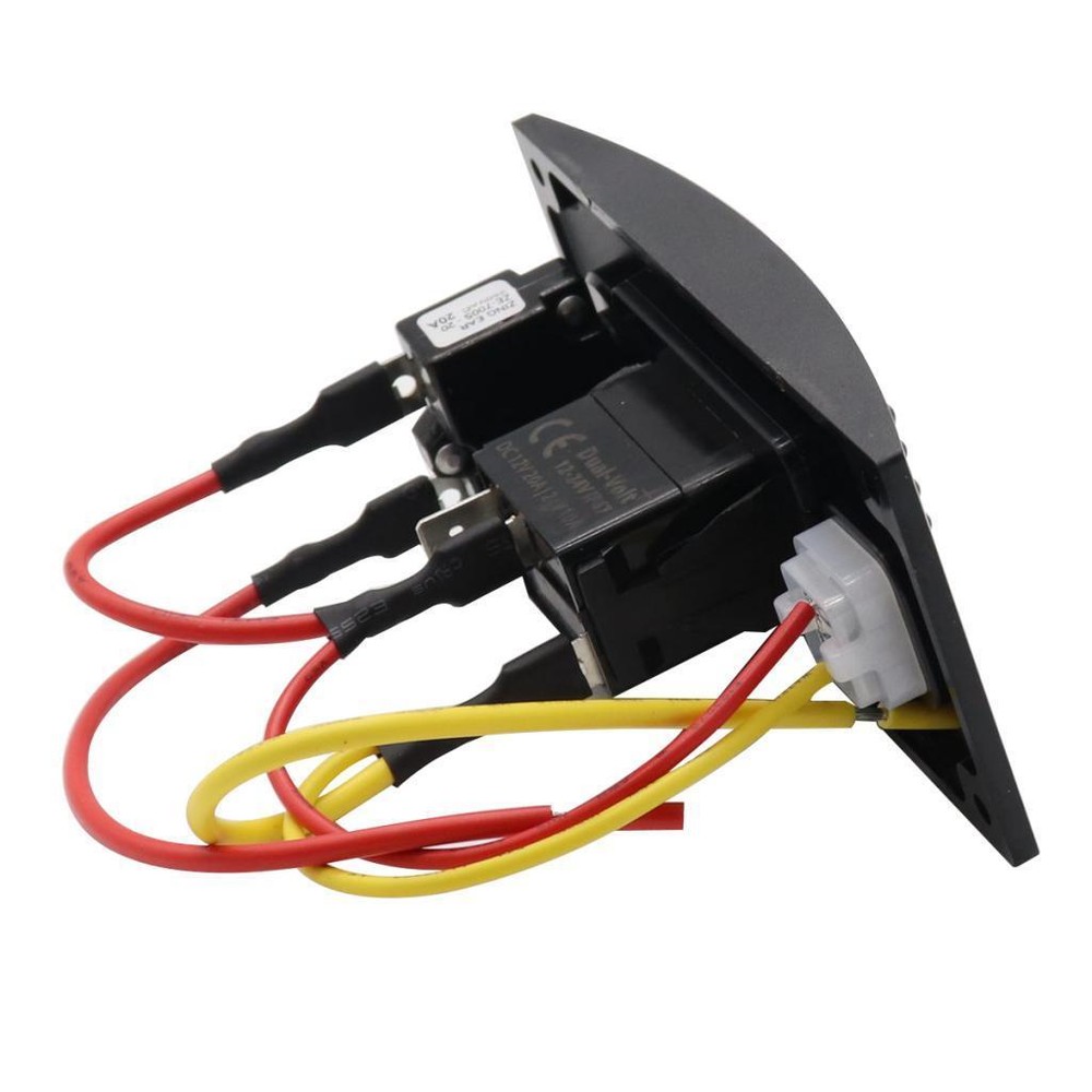 Boat Switch Panel Curved Deck Wash Pump Switch Waterproof Single