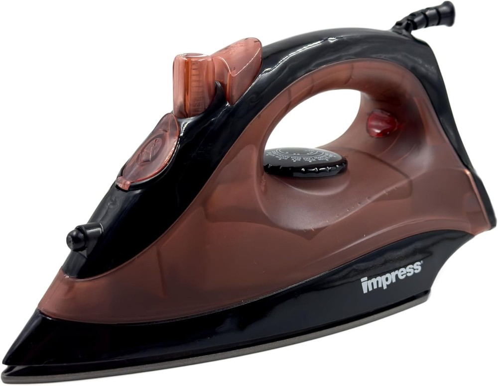 Basic Clothing Iron | Non-Stick | Compact | Spray | Adjustable Steam | Fabric...