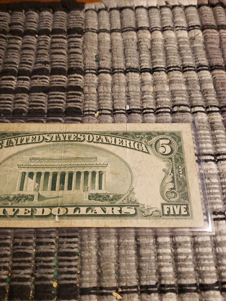 1934-D $5 Silver Certificate Blue Seal