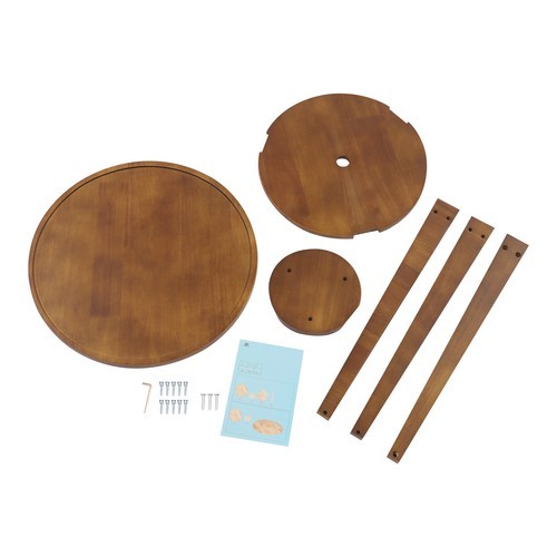 50x60cm Round Side Table, Side Table for Small Spaces, Modern Couch End Table