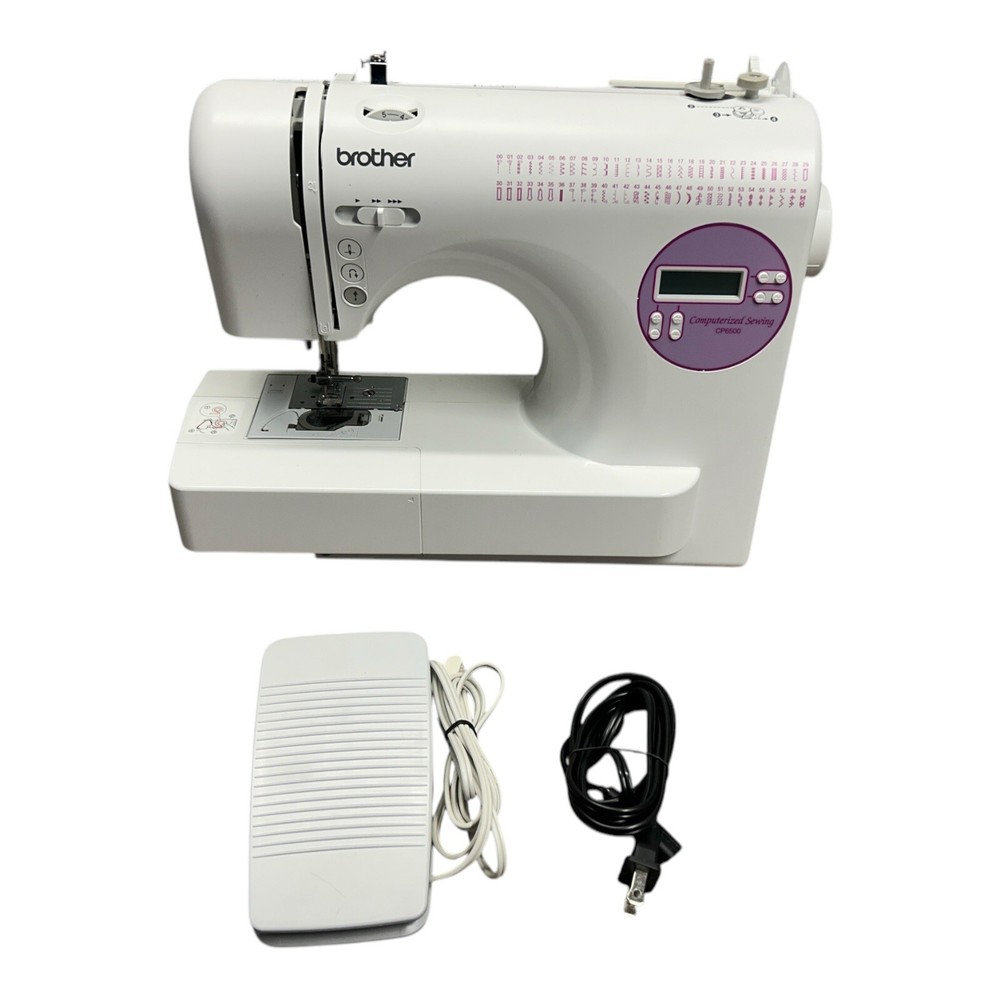 Brother Computerized Sewing Machine CP6500  With Pedal See Test VIDEO