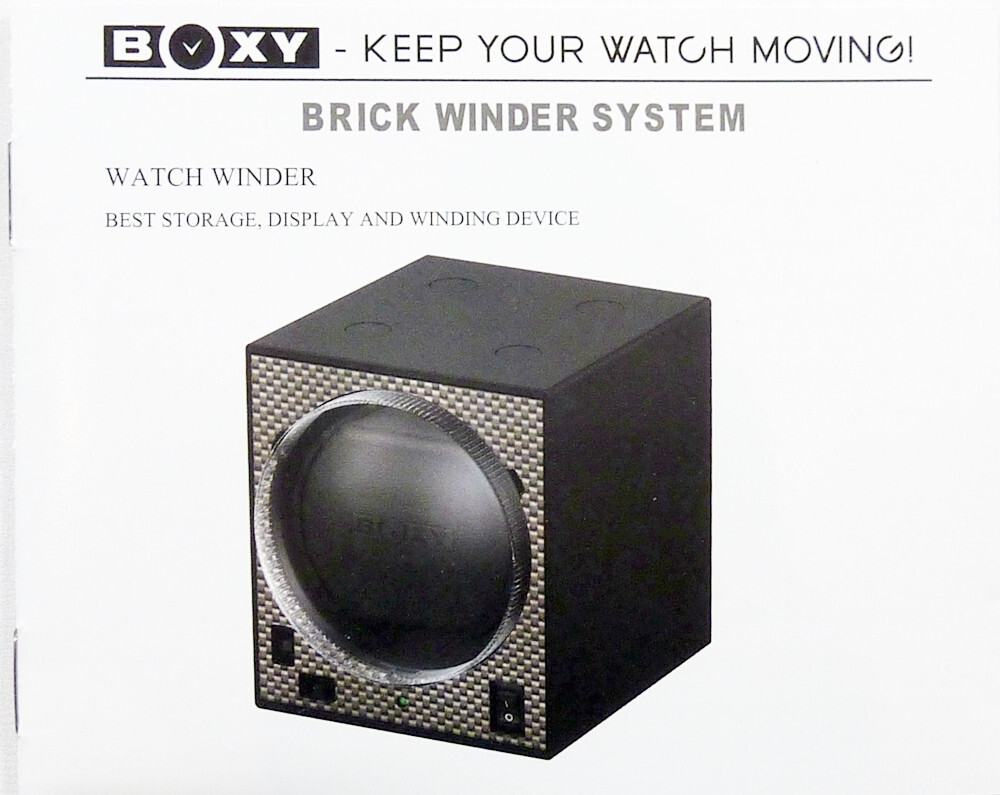 BOXY Brick Dual Automatic Watch Winder System 2E2 -Brilliant!