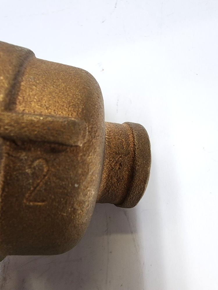 2" X 3/4" NPT REDUCING COUPLING LEAD FREE PIPE FITTING