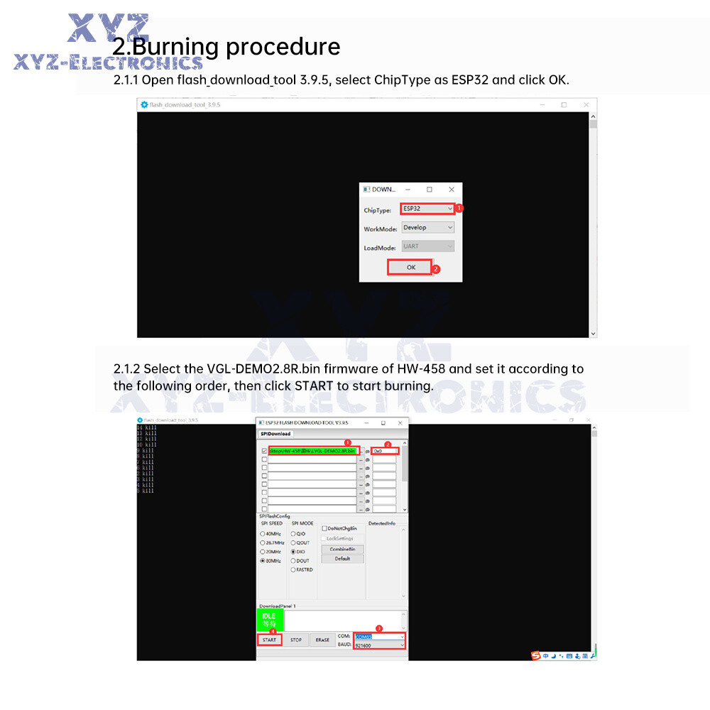 ESP32 WIFI Bluetooth Development Board 2.8" LCD TFT Touch Screen Module + Case