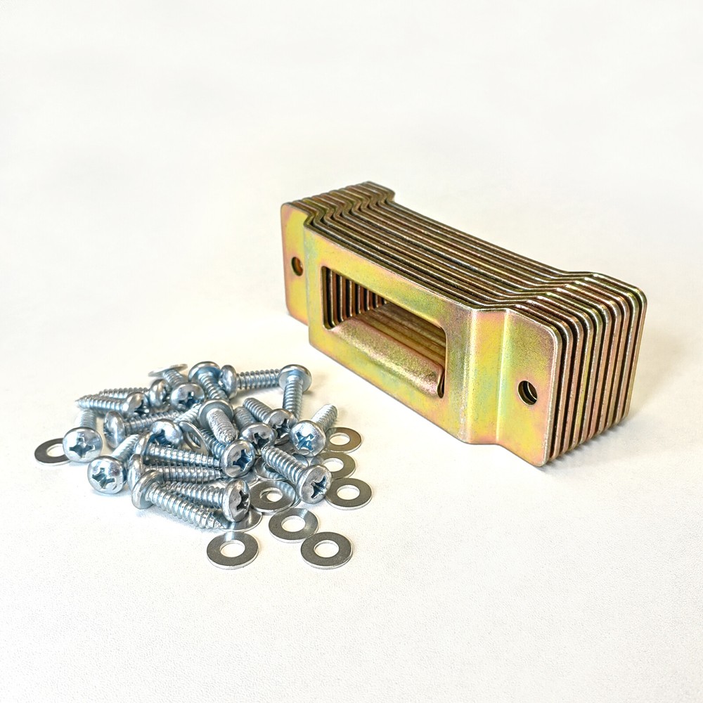 10 Pack E-Track Single Slot Portable Tie Down Anchors E Track Rail with Screws