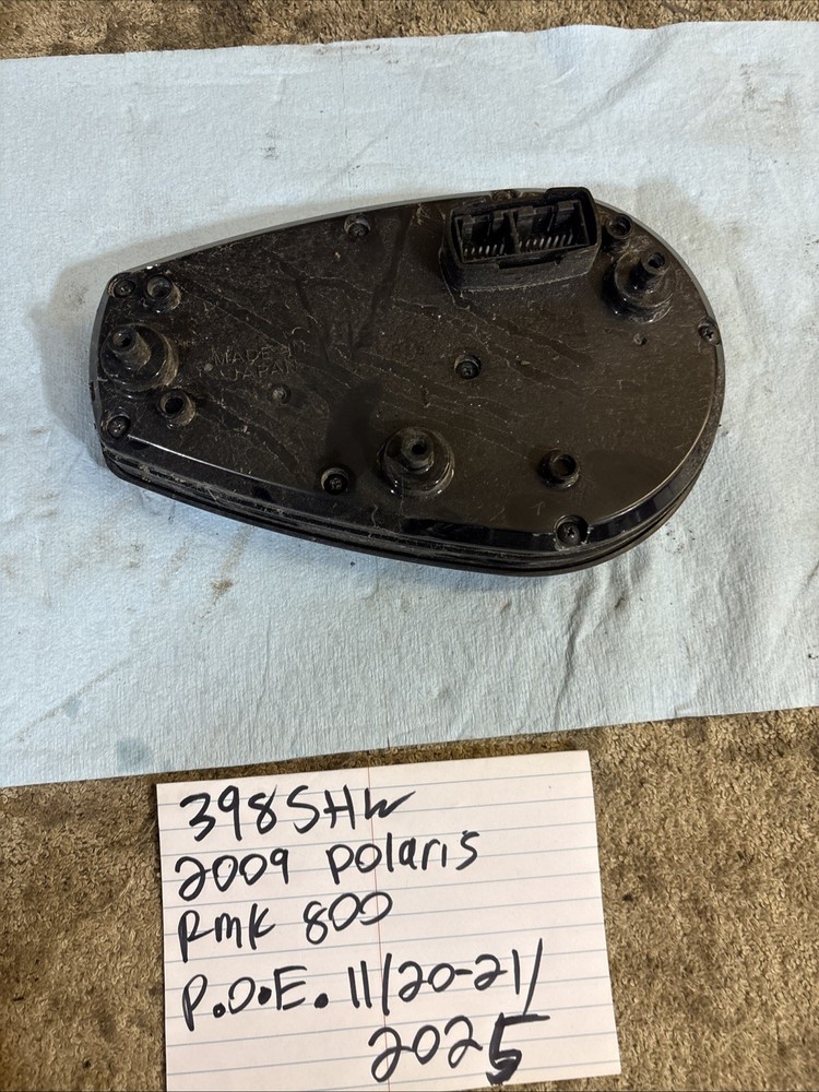 2009 Polaris RMK 800 speedometer gauge Dash panel assembly 398