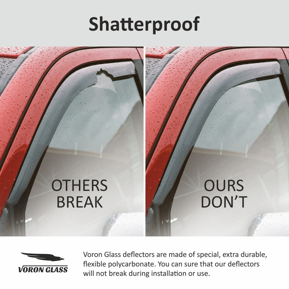 Sun Rain Visors Wind Rain Guards for 2013-2022 Buick Encore
