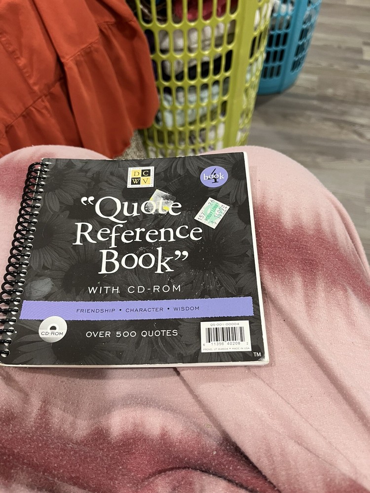 DCWV Quote Reference Book with CD - Rom over 500 Quotes
