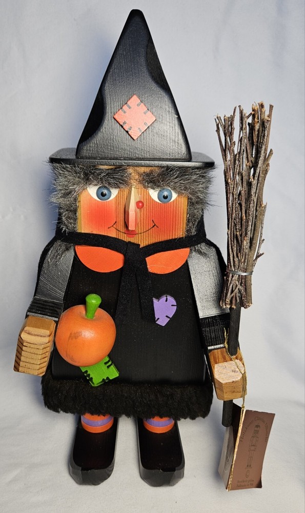 Holzkunst Christian Ulbricht Wicked Witch Nutcracker Germany 12.9"
