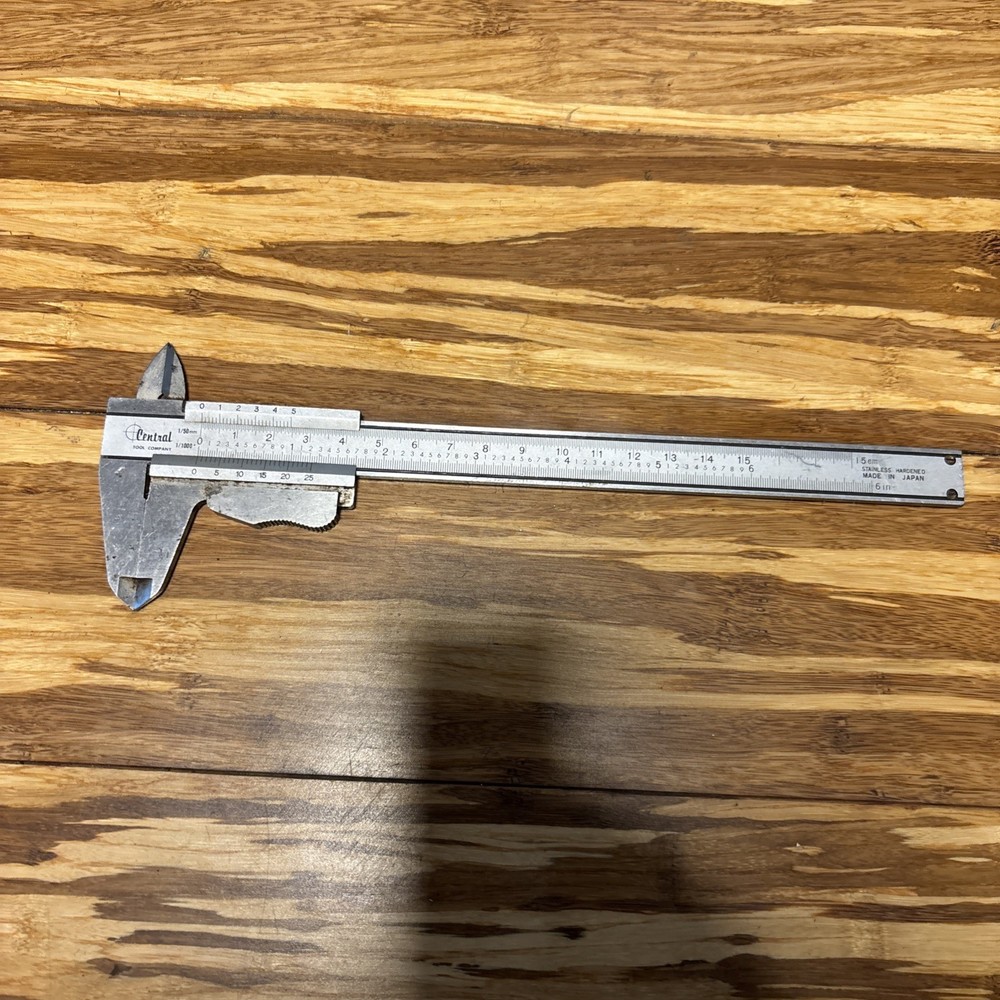 Central Tool Co. Stainless Steel Caliper Micrometer