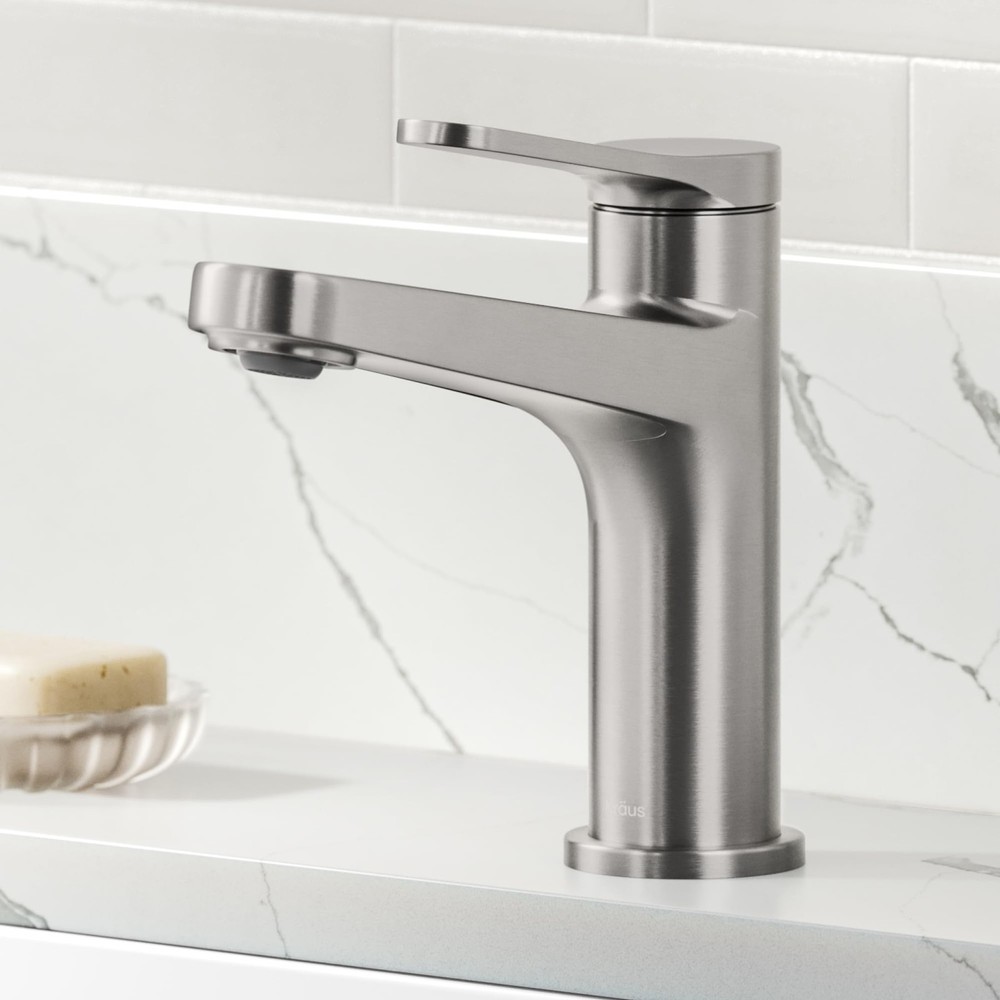 Keep Your Bathroom Spotless - Kraus Single Handle Faucet