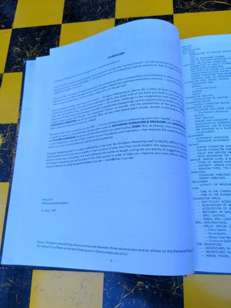 Advanced Dungeons and Dragons (Dungeon Masters Guide 1979)