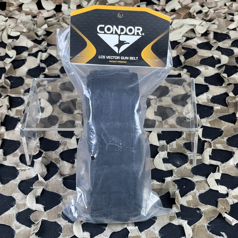NEW Condor LCS Vector Belt - Black - Small