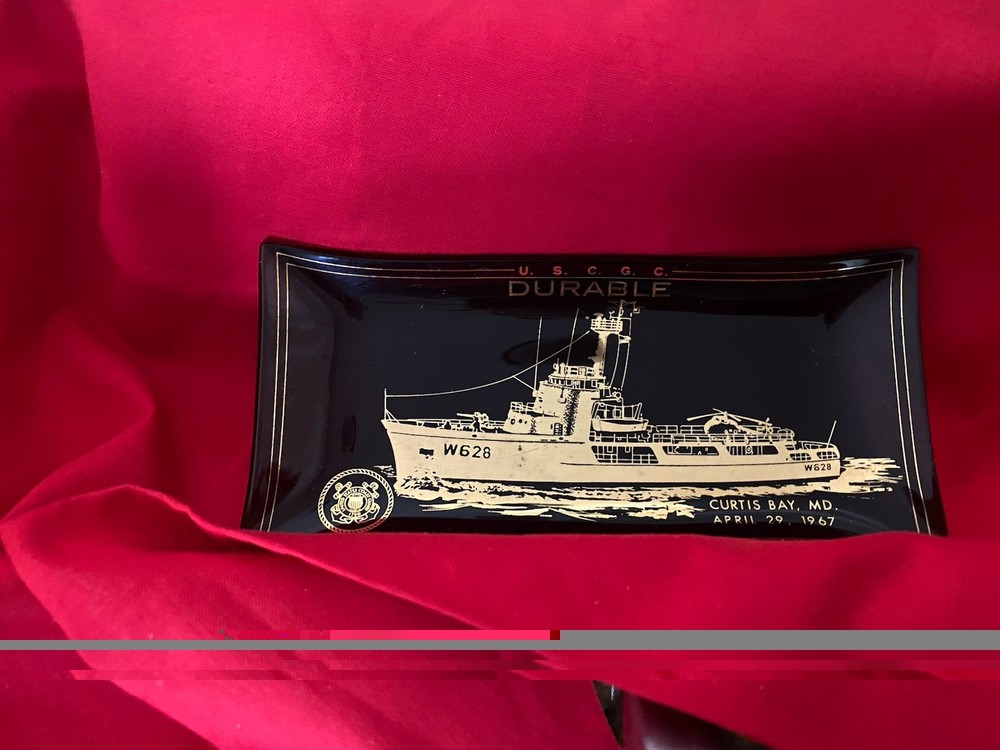 US Coast Guard Cutter Durable Glass Ash Tray