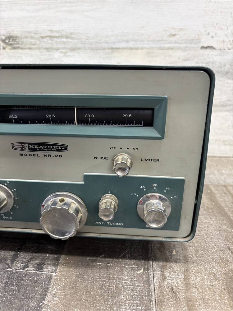 Heathkit HR-20 Ham Receiver HF Untested As Is