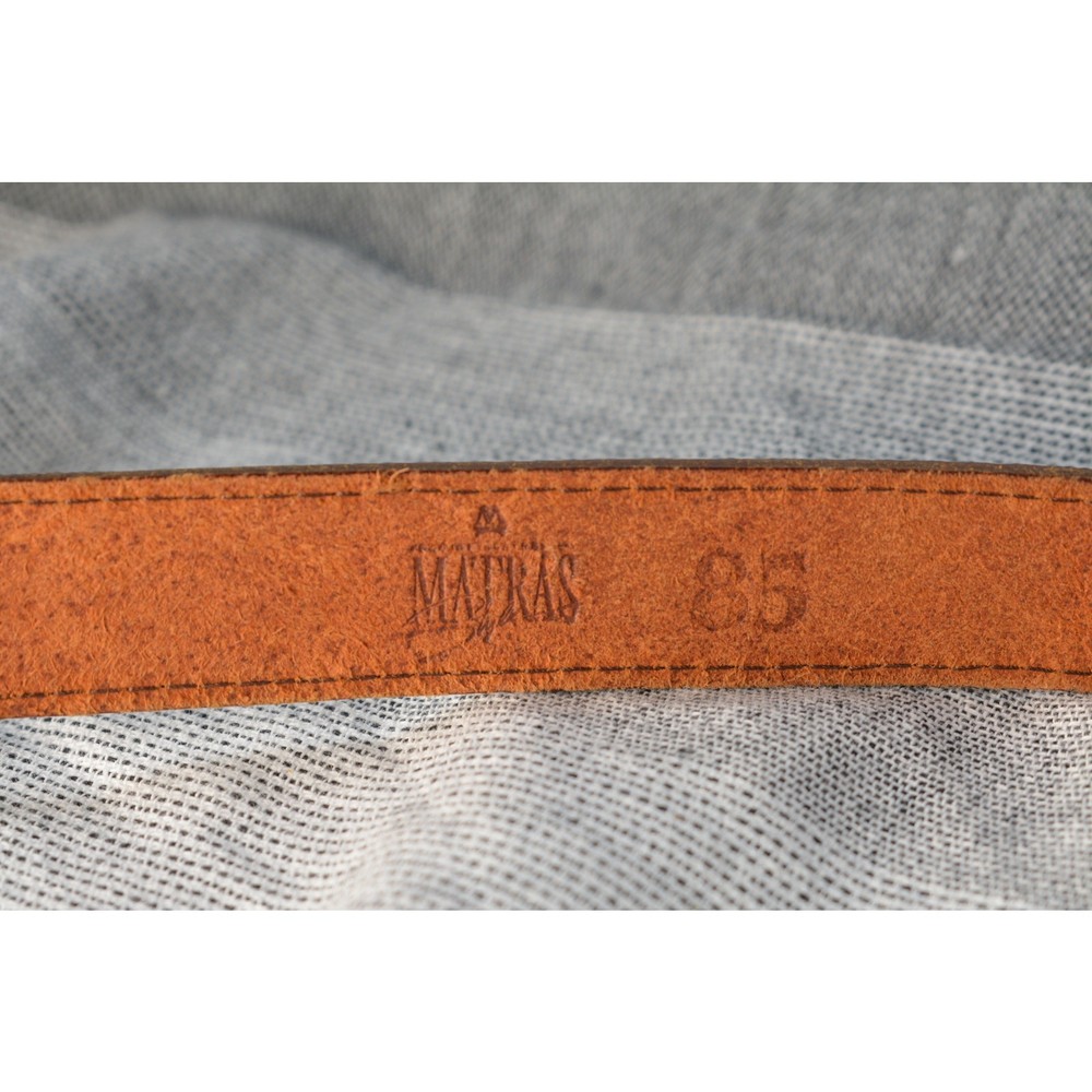 Matras brand leather belt