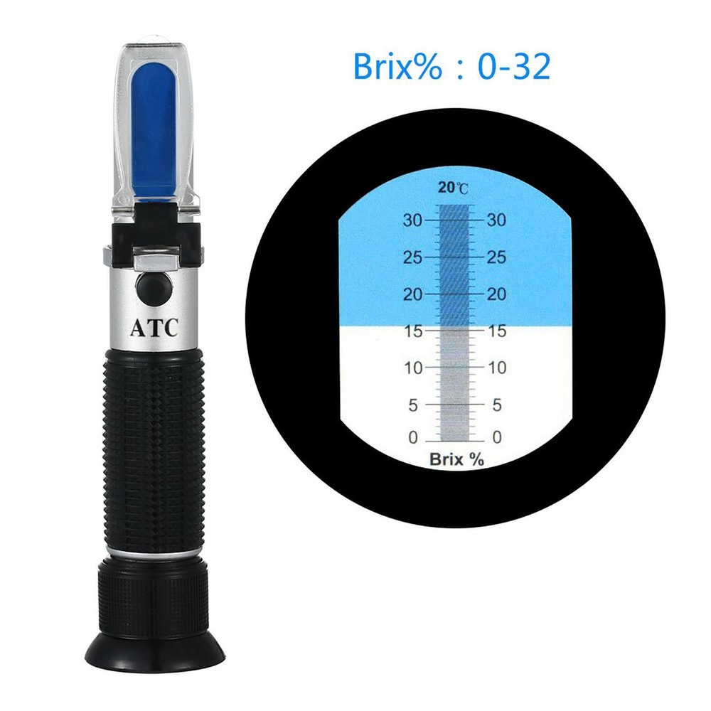 Refractometer W/ Storage Box W/ Atc Measuring Sugar Content