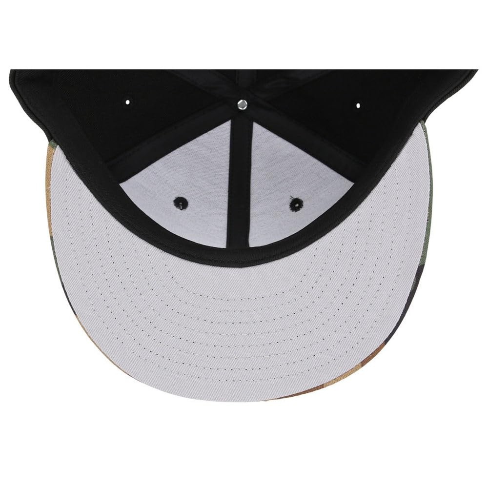 Lids Blank Dime Adjustable Snapback Hat One Size Black/Camo