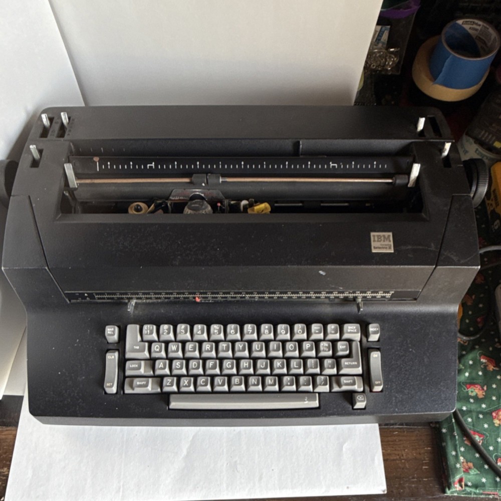 IBM Correcting Selectric II Electric Typewriter Black