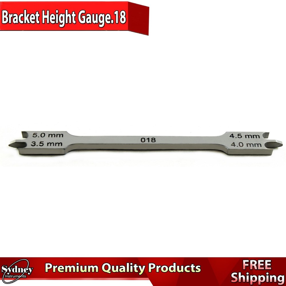 Bracket Positioning Height Gauge Fully Adjustable Tooth Braces Adjusting Lab