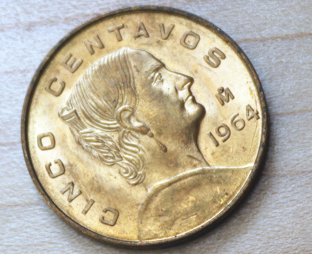 1964 Mexico 5 Centavos Unc.