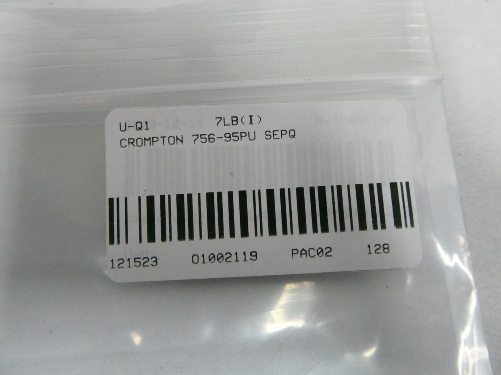 Crompton 756-95PU SEPQ Potential Transformer 4:1 480v-ac