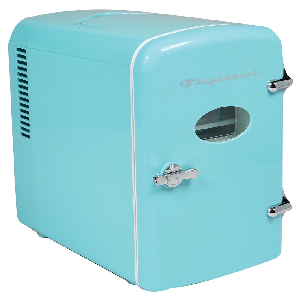 9-Can 48W Portable Retro Mini Refrigerator