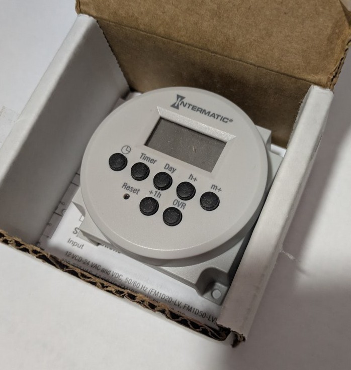 Intermatic FM1D20-LV-U 24/7 Mechanical Timer Module