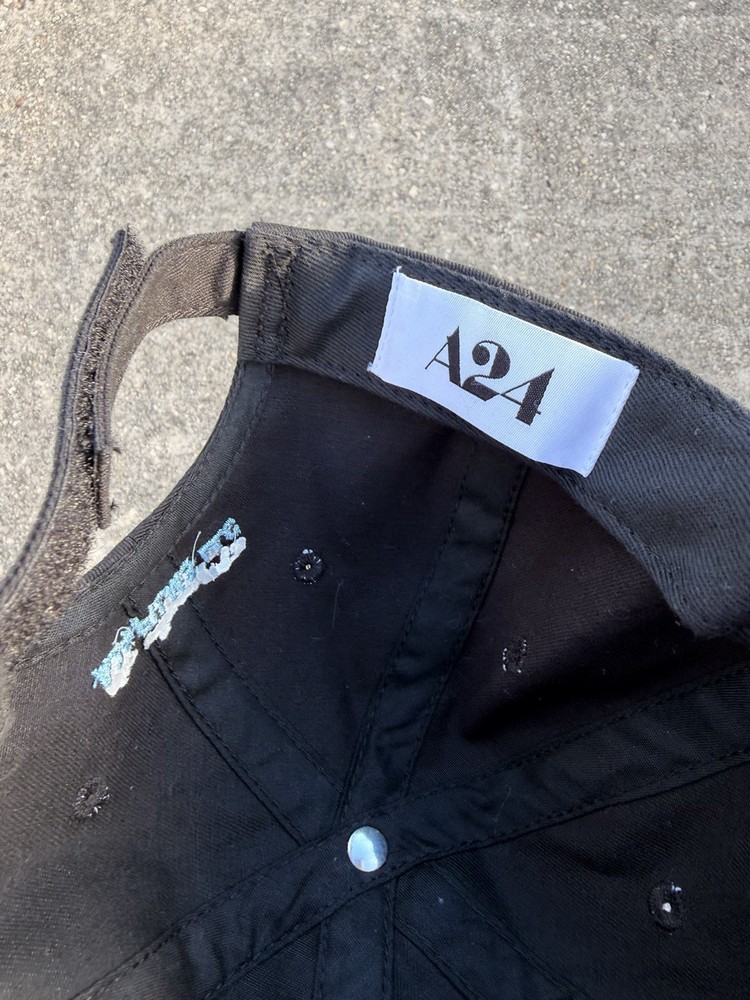 A24 Hat - 'A Twenty-Four' Black Adjustable Hat