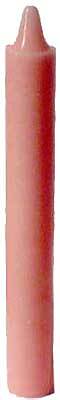 Pink 6" Household Candle