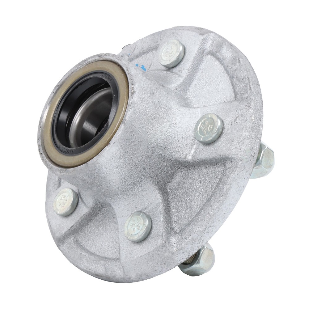 2x Boat Trailer Galvanized Hub Kit 5 Lug 1-3/8" x -1/16" Bearing 3,500 Greased