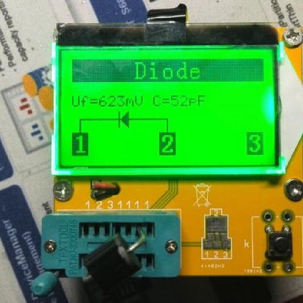 All-in-1 Component Tester Transistor Diode Capacitor Resistor Inductor LCD Meter
