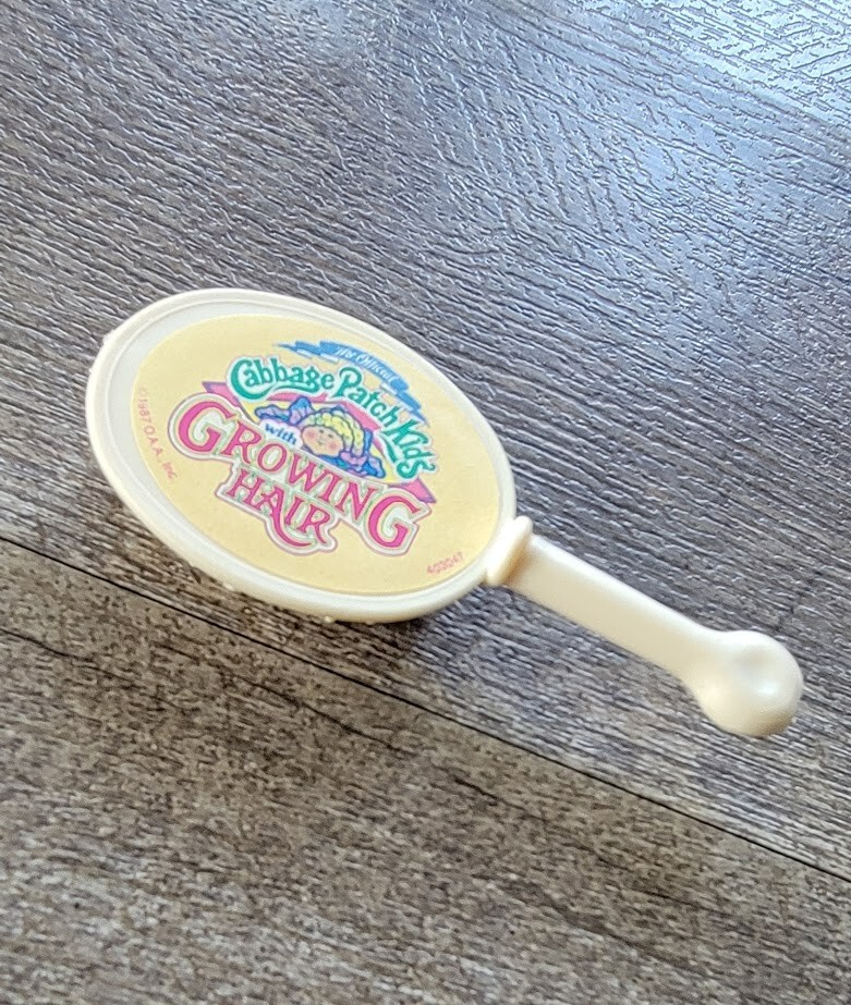 1987 Cabbage Patch Doll Growing Hair Brush Original Replacement Part Vintage