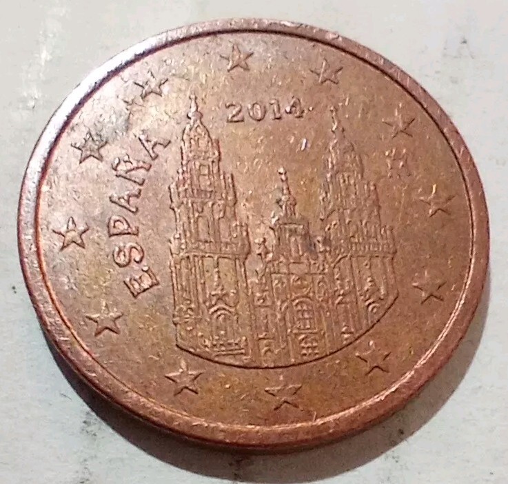 5 Euro Cent 2014 Spain Coin España