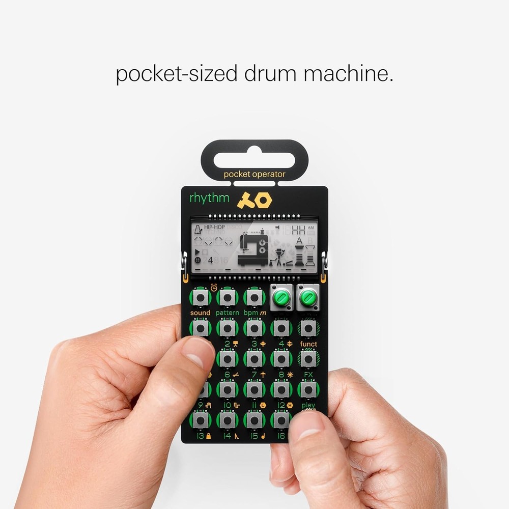 pocket operator PO-12 rhythm, drum machine and sequencer ...