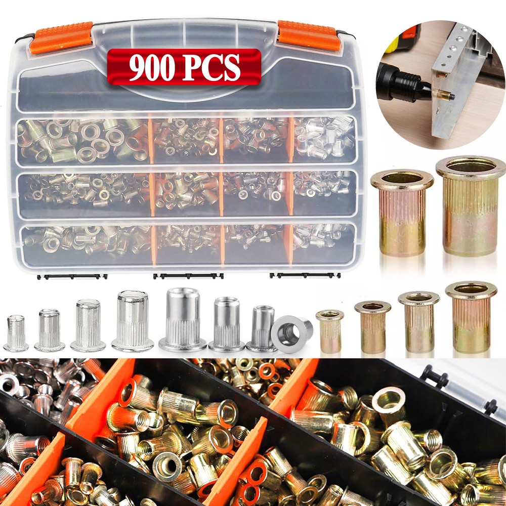 900  Rivet Nut Gun Kit Rivnut Tool Nut Setter Thread Setting Nutsert Tool Metric