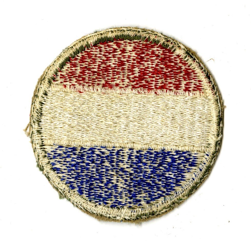 Army Ground Forces White Back Patch WWII Original