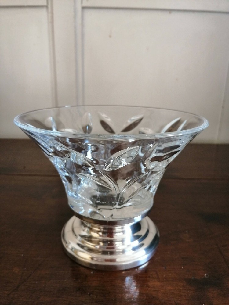 Bowl For Bonbons Silver 925 Crystal Greggio