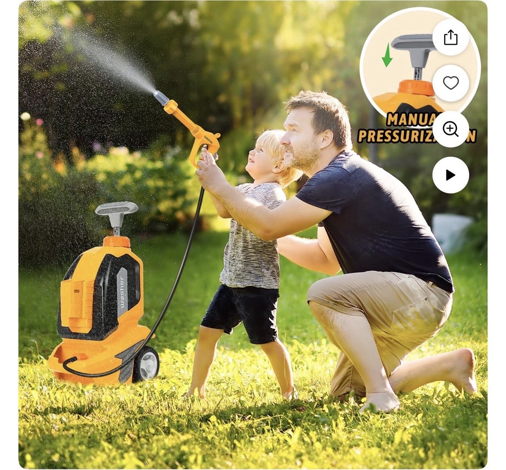 Kid Engineering Power Tools Pretend Play Washer Set for Ages 3+