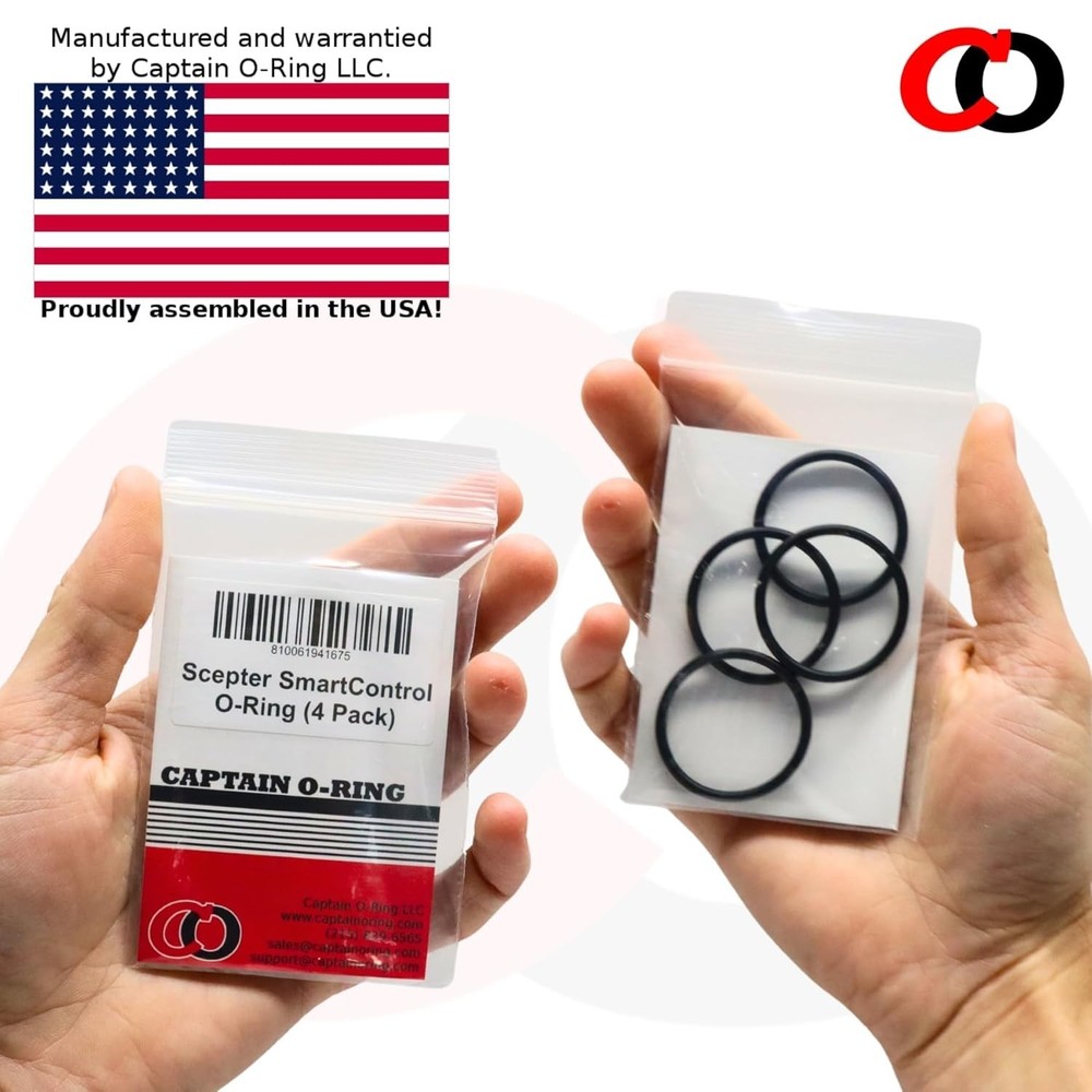 Replacement O-Rings for Scepter SmartControl Gas Can Spout 4 Pack