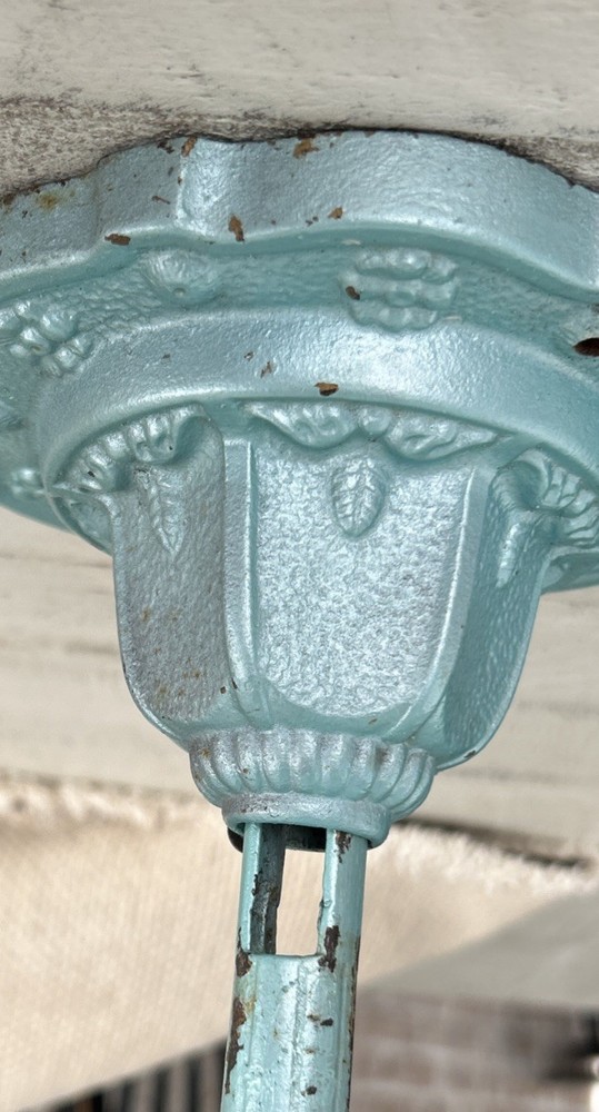 Vintage Antique Ceiling Bracket Chain Loop Ceiling Mount Cast Iron