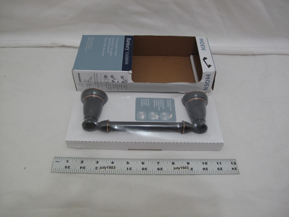 NEW Moen Banbury Pivoting Paper Holder - MEDITERRANEAN BRONZE - Y2608BRB (sw)