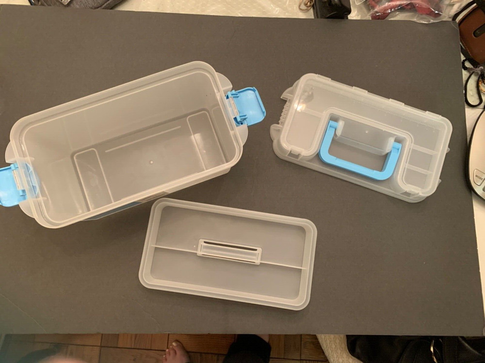 Art Box - 3 piece, mini, translucent