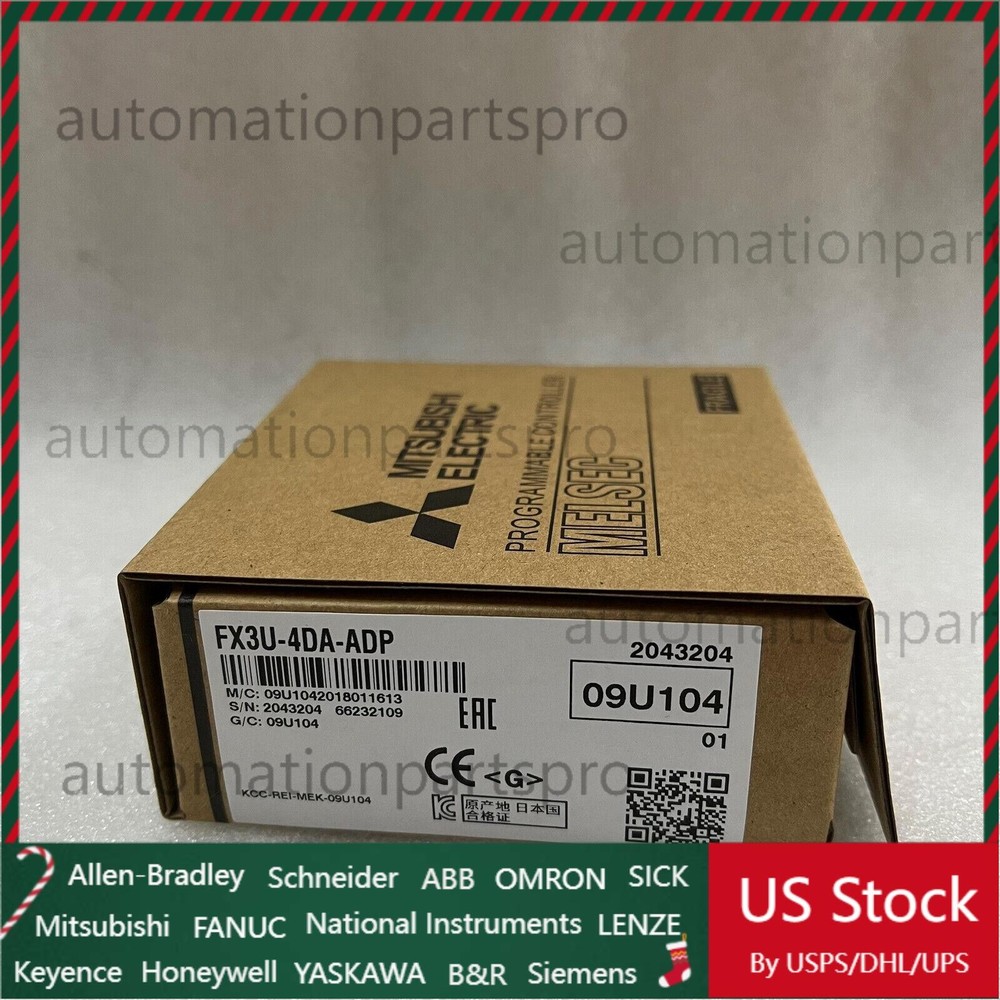 1PC Mitsubishi FX3U-4DA-ADP PLC FX3U4DAADP New In Box Fast Shipping