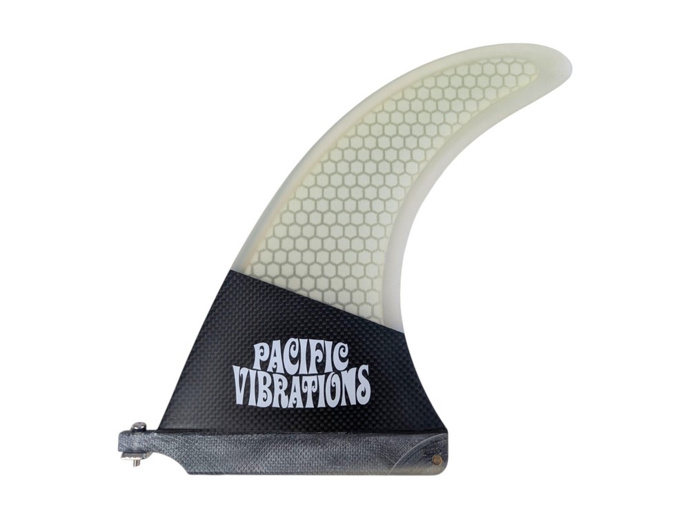 Longboard 9" Pacific Vibrations Fin SURFBOARD Honeycomb Carbon