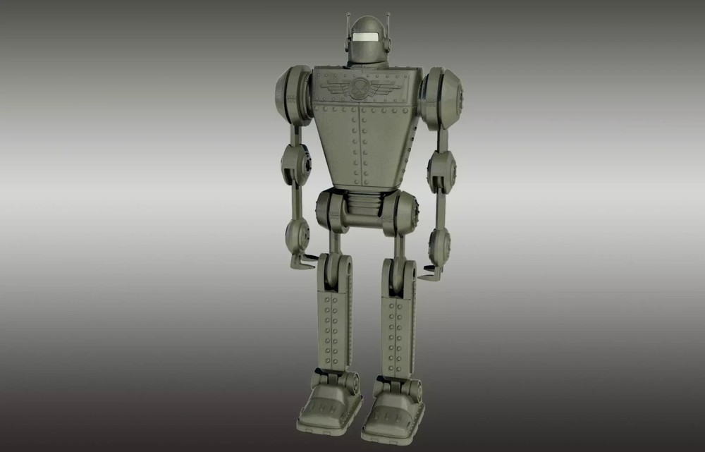 Sky Captain Robot Sculpture Statue Model Kit  Unpainted/Unassembled