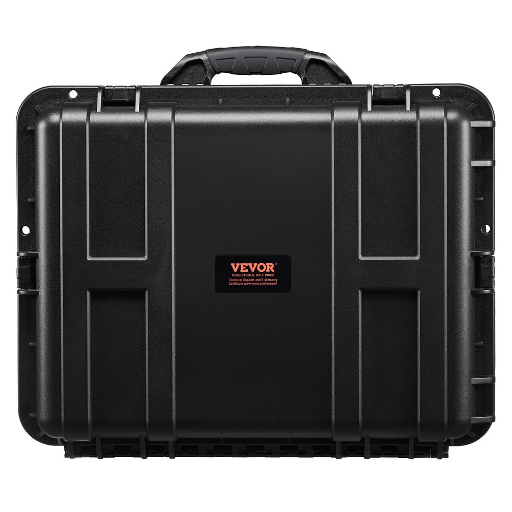 VEVOR 2.5 Cu.ft Weatherproof Hard Case Rolling Wheels & Retractable Handle